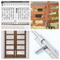 thumbnail image 4 of HEALEEP 2Set Stainless Steel Rectangular Latch for Heavy Duty Door Bolt Gate Security Enhancement 18.1x1.6x0.6in, 4 of 7
