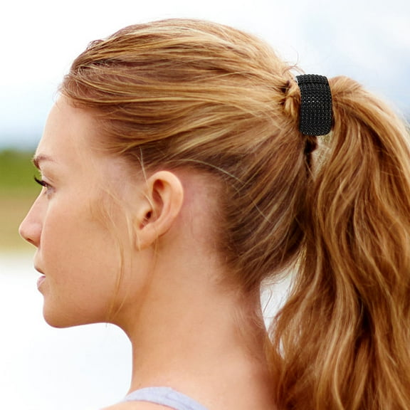 HEMOTON 4pcs Hair Cuff Elastic Hair Ties High Ponytail Holder Women Hair Ropes Hair Accessories