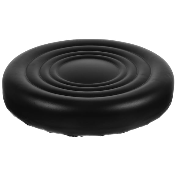 UPOUART Replacement Bar Stool Seat Cushion, Comfortable Round PU Pad, Black, Single Piece