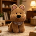 thumbnail image 2 of TOYOUME Dog Plush Stuffed Animal Toy, 1 Count, 9.8 Inch, for Kids and Adults, Brown, 2 of 8