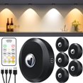 thumbnail image 1 of Puck Lights WILLED Recargable para debajo del armario, 1200 mAh, paquete de 6, 1 of 6