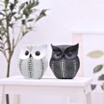 thumbnail image 4 of Estilo nórdico Polka Dot Búho Escultura Resina Búho Estatua Artesanía para Dormitorio Oficina Hogar Adorno Búho Pájaros Animal Amante Regalo. Afortunado Sencillez, 4 of 4