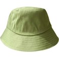 thumbnail image 5 of CoCopeaunts Mens Bucket Hat Solid Colors Summer Spring Women Sun Cap Breathable Packable Cotton Outdoor Fisherman Hat, 5 of 8