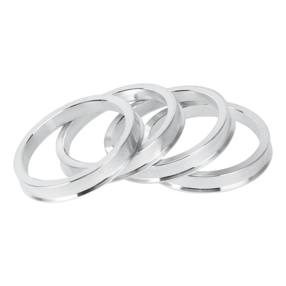 Unique Bargains Hub Centric Rings, 57.1mm ID to 67.1mm OD Vehicle Wheel Hubrings Aluminum Alloy, 4 Pcs