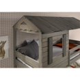 thumbnail image 3 of Acme Furniture Lit Superposé Simple sur Simple en Bois Style Ferme Darlene Gris Rustique, 3 of 3