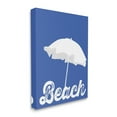 thumbnail image 4 of Stupell Industries Vintage Beach Umbrella Nature Painting Gallery Wrapped Canvas Art Print Wall Art, 24 x 30, 4 of 8