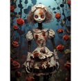 thumbnail image 1 of (w2791) Serie Personajes Calavera Con Diamantes Redondos Pintura Diamantes Resina 30*40CM, 1 of 9