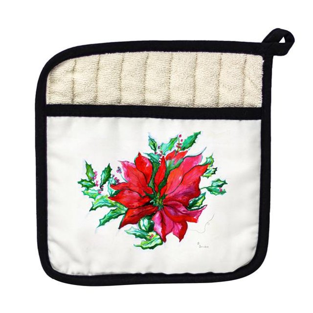 Betsy Drake PT901 Poinsettia Porte-Pot