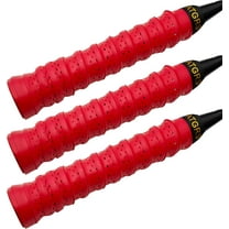 Tennis Grip Tacky Tennis Racket Grip Tape Absorbent Anti-slip Tennis Overgrip for Tennis Badminton Pickleball Racquet Handle Grip with Damping Ridges Overgrips and Overwraps