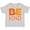 AC-Heather Grey, variant on Be Kind Logo in Orange Boys or Girls Toddler T-Shirt