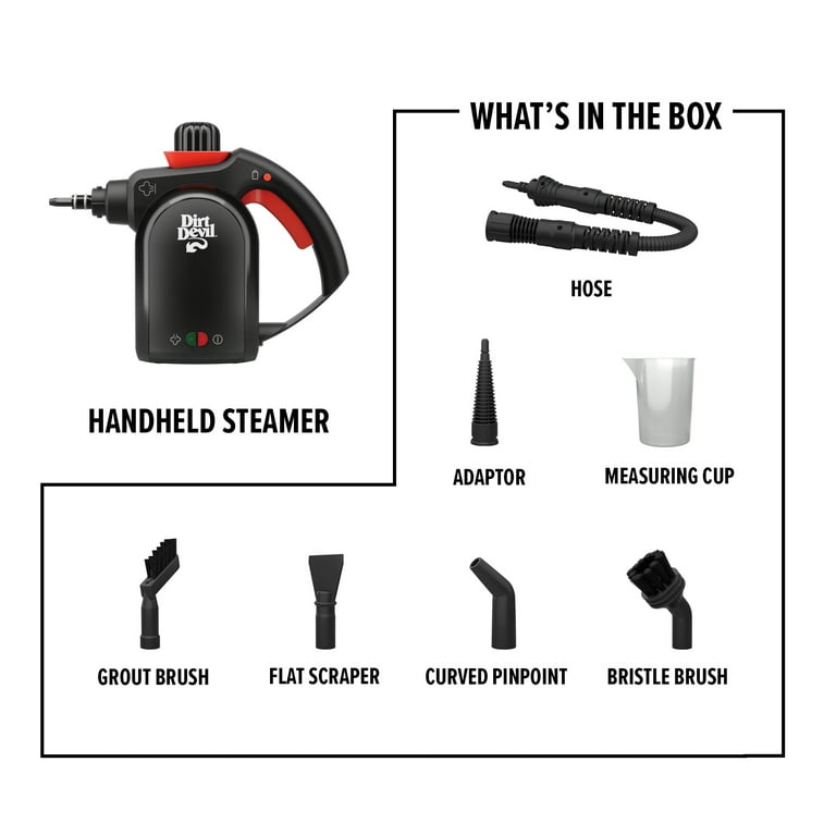 Versa Steam Mop + Handheld Steam Cleaner – Dirtdevil