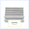 thumbnail image 3 of bed bath n more 6 Piece Dot Print Bedroom Bed Sheet Set- Grey Queen, 3 of 4