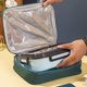 thumbnail image 5 of Fiambrera, bolsa de papel de aluminio con aislamiento térmico, bolsas enfriadoras de alimentos, tela Oxford, contenedor de almacenamiento para Kits de desorden para acampar Amarillo verde METRO Eigraketly OD028893-01B, 5 of 6