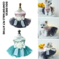 thumbnail image 4 of CSChome Robe pour Animaux Robe de Princesse pour Animaux - Épissage en Maille avec Fleur 3D et Décoration, 4 of 7