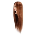 thumbnail image 3 of Estink Hair Styling Manikin Head with Makeup, High Temperature Synthetic Hair, Light Brown, 3 of 8