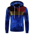 thumbnail image 1 of Sudadera con capucha de terciopelo para hombre, sudadera con bolsillo, informal, para uso diario, para vacaciones, ropa deportiva Pompotops  oipoqjl17597, 1 of 4