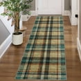 thumbnail image 2 of 2'x6' Modern Washable Runner Rug Tartan Ultra Soft Rug for Bedroom Farmhouse Non Slip Throw Rugs for Hallways Kitchen Laundry Bathroom, 2 of 7