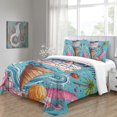thumbnail image 4 of 3D Ice Cream Printed Comforter Cover Set Children Adult Unique Design Bedding Set Bedroom Decor,King (90"x104"), 4 of 5
