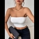 thumbnail image 4 of Tops de Tubo para Mujer, Tops Cortos Sin Tirantes, Básicos, Sin Espalda, Sin Mangas, Bandeau, Atuendos Bonitos para Salir de Verano 2025. S, 4 of 7