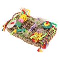 Bird Foraging Wall Toy Tightly Woven Safe Food Coloring Parrot Climbing