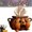 A, variant on Halloween Pumpkin Tissue Box Holder - Spooky Style Tissue Box Holder - Cartoon-Shaped Decoration Facial Paper Organizer Dispenser for Halloween Decoration