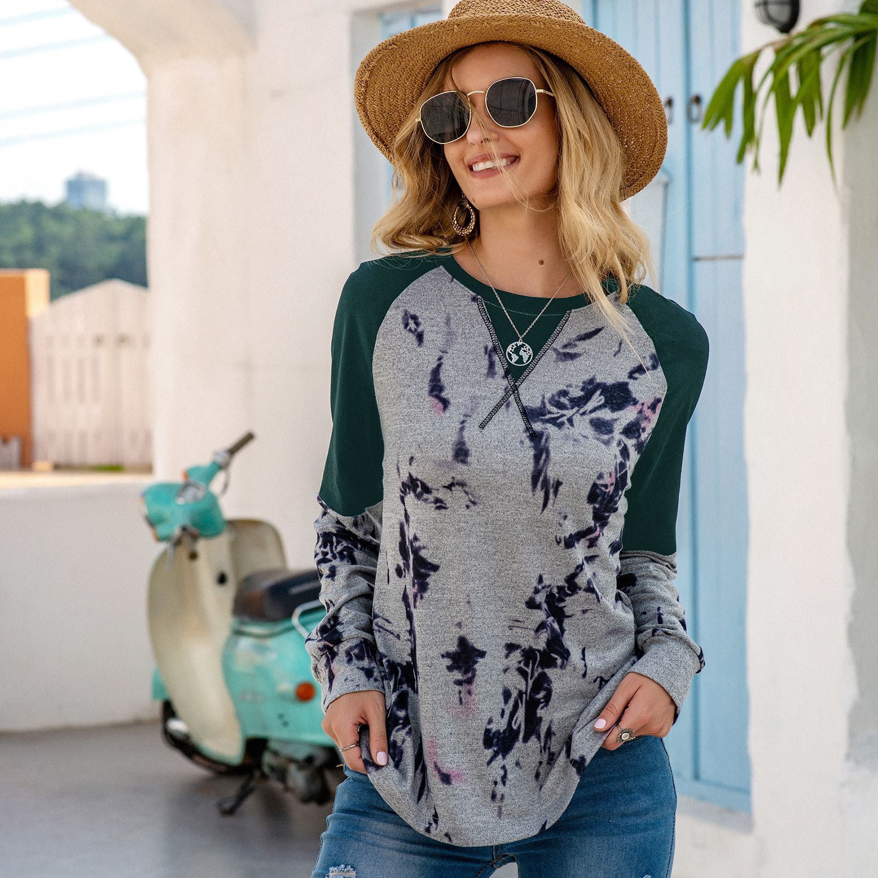 Women's Fashion Casual Contrasting 
