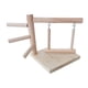 thumbnail image 1 of Soporte de Gimnasio de Madera para Loros de Mesa, Columpio para Pájaros, Escalera de Escalada Hecha a Mano, 1 of 6