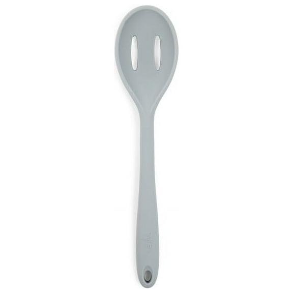Core Kitchen Gray Silicone Slotted Serving Spoon L-10.83 W-2.36 H-0.79