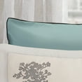 thumbnail image 5 of Riverbrook Home 8pc Comforter Set, Queen, Soft Teal, Emilie, Embroidered & Pieced, Polyfil, 5 of 5