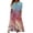 Purple, variant on DeHolifer Dress for Women V-Neck Button Floral Print Short Sleeve Dress Summer 2024 Fashion Loose Casual Dress Blue 3XL