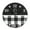 E62, variant on Stylish Monogram Black White Buffalo Plaid Farmhouse Wall Clock Chic Custom Rustic Checked Pattern Wall Watch Kitchen Home Decor(10 Inch)
