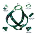 thumbnail image 2 of 2 Hounds Design Freedom Arnés para perro sin tirones con correa, verde Kelly, grande (1"), 2 of 5