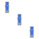 thumbnail image 1 of Kenally Destornillador mini portátil 6 en 1 linterna LED interior al aire libre hogar bicicleta camping noche reparación herramientas de iluminación Azul 3piezas Kenally CBP186966, 1 of 6