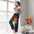 thumbnail image 5 of Sikiie Rainbow Sausages On Dark Slate Women’s Lounge Pants, Lounge Pants Sleep Bottoms, Lounge for Women, Womens Pajama Pants -Medium, 5 of 6