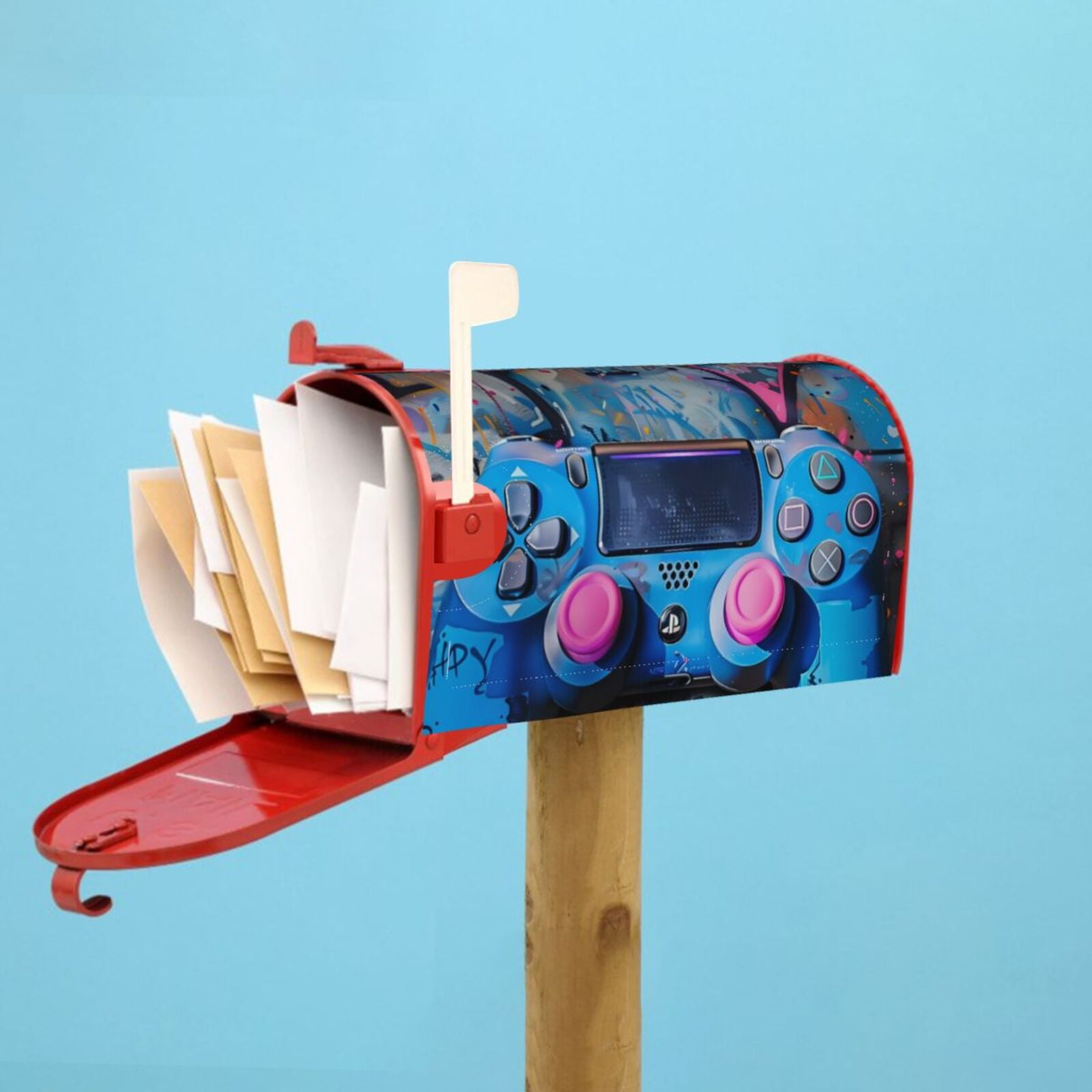 Kdxio Magnetic Mailbox Cover 21x18 in Mailbox Cover Outdoor Decoration Holiday Mailbox Covers for Home Garden Yard-21x18 in