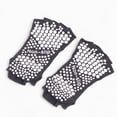 thumbnail image 2 of Women's Open-Toe Grip Socks for Yoga and Pilates with Non-Slip Soles and Arch Support - Gray, 2 of 7