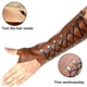 thumbnail image 4 of Protector de brazo de tiro con arco de cuero Pu, Protector de mano, soporte para arco largo, caza, tiro con arco y flecha, equipo de protección para exteriores, 4 of 5