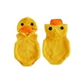thumbnail image 4 of RUINIXCW Nebworn Baby Halloween Duck Costume Infant Baby Girl Boy Halloween Outfit Fall Winter Clothes Warm Plush Sleeveless Hood Romper Playsuit, 4 of 10