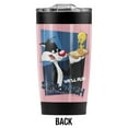 thumbnail image 2 of Looney Tunes Sylvester Tweety Sandwich Stainless Steel Tumbler 20 oz Coffee Travel Mug/Cup, Vacuum Insulated & Double Wall with Leakproof Sliding Lid | Great for Hot Drinks and Cold Beverages, 2 of 7