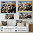 thumbnail image 4 of Designart "Seashell Sonata Beach Photo III" Nautical & Beach Floater Framed Wall Decor, 4 of 7