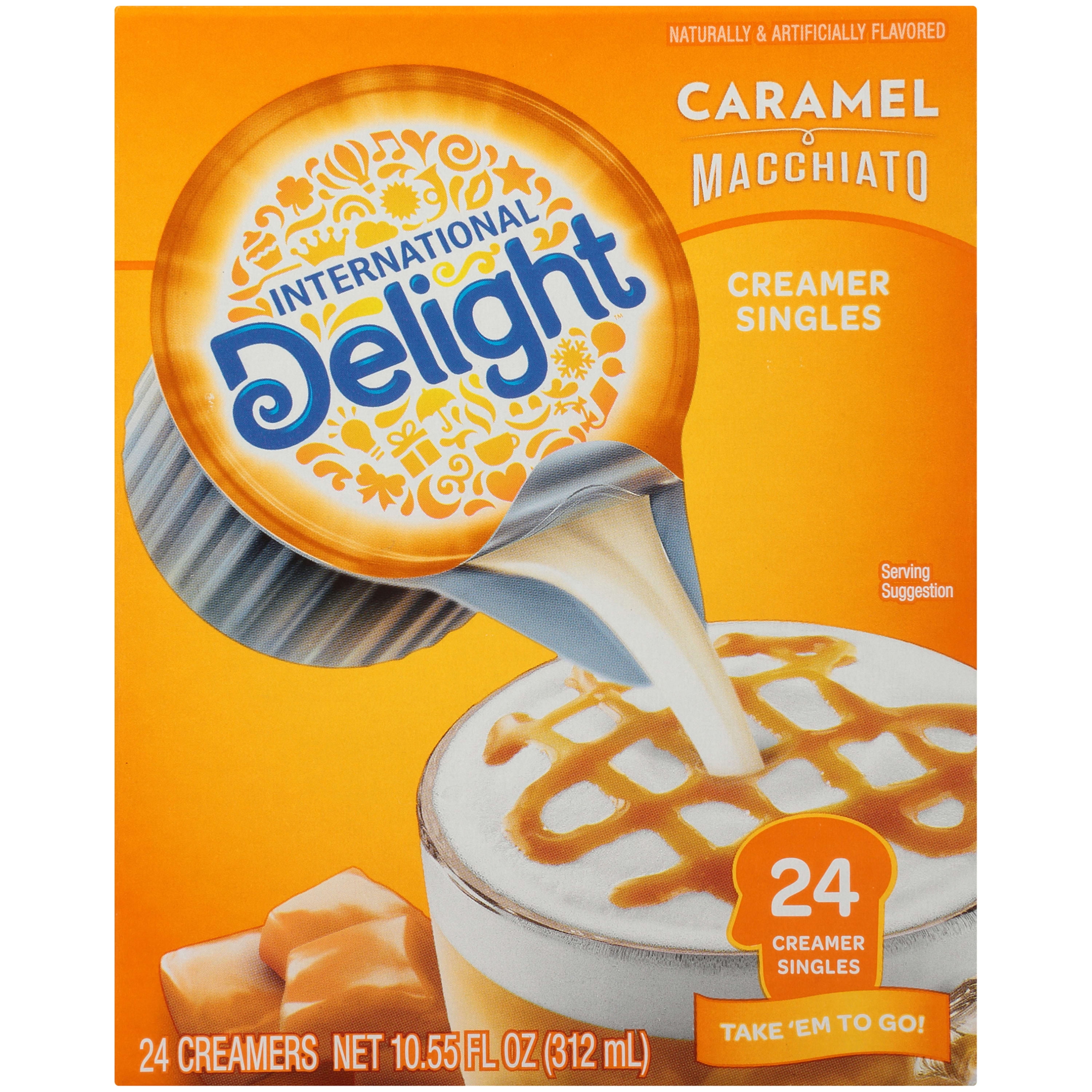 International Delight Caramel Macchiato Coffee Creamer Singles, 24 Count