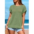 thumbnail image 3 of Top Prettygarden con mangas de ganchillo para mujer, primavera-verano, 3 of 8
