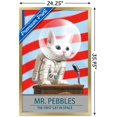 thumbnail image 3 of Fallout 4 - Mr. Pebbles - The First Cat In Space Wall Poster, 22.375" x 34" Framed, 3 of 5