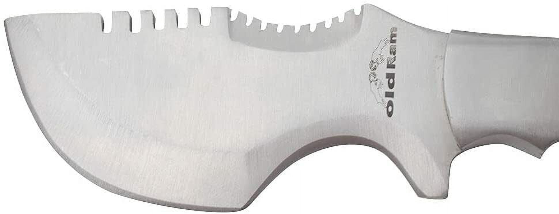 10.5" Two Tone Wood Tracker Survival Knife Full Tang Blade With Sheath