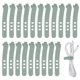thumbnail image 1 of Uxcell 20Pcs Correas de Silicona para Cables, Correa de Cuerda Reutilizable con 3 Orificios, Ajustable, Multiusos para Cables de Hogar y Oficina, 1 of 7