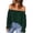 a-Green5012, variant on FINALGANG Womens Solid Color Off Shoulder Long Sleeve Blouse Puff Sleeve Elasticated Neckline Flowy Loose Fit Casual Top For Summer Spring Daily Wear Red L