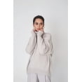 thumbnail image 5 of Women's Oversized Turtleneck Sweater, Loose Long Sleeve Ribbed Knit Pullover for Everyday Wear, 5 of 7