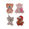 thumbnail image 1 of Cuadros Decorativos 4 piezas DIY taladro completo especial en forma de diamante pintura Navidad oso llavero regalos DQrwqpou Nuevos Originales, 1 of 8
