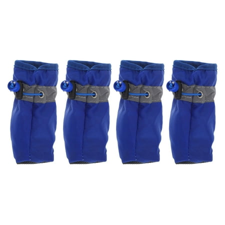 Raindrops 4 Pcs Booties for Small Dogs Puppy Rain Boots Xs Shoes Summer