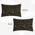 thumbnail image 2 of Daiia Gold Pinecone Merry Christmas Bedding Waterproof Pillow Protector Zippered Queen – Bed Bug Proof Pillow Encasement-14"x20", 2 of 6